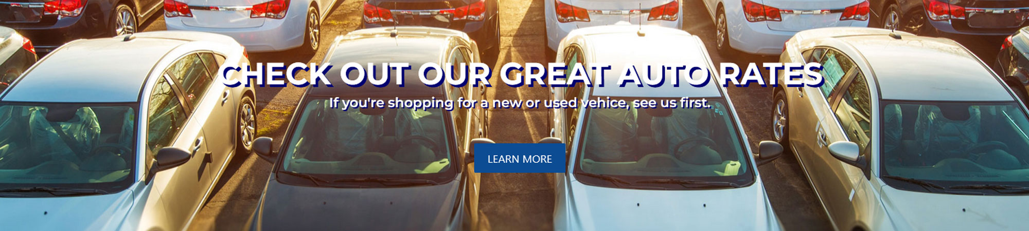 Check out our great auto rates